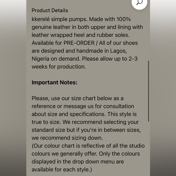 BNIB | Handmade in Nigeria | Soft Leather Graphic Heel Ivory Pumps - Picture 3 of 14